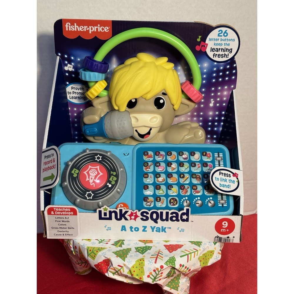 Fisher Price Link Squad A to Z Yak Musical Learning Toy W/ 115‎ Songs New In Box